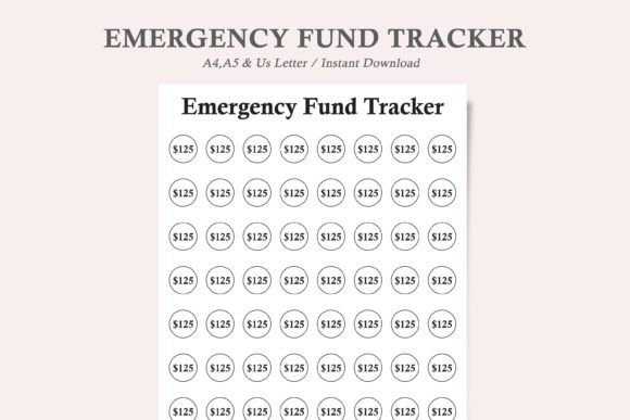 Download Emergency Fund Tracker,Money Challenge - Fund tracker Collection