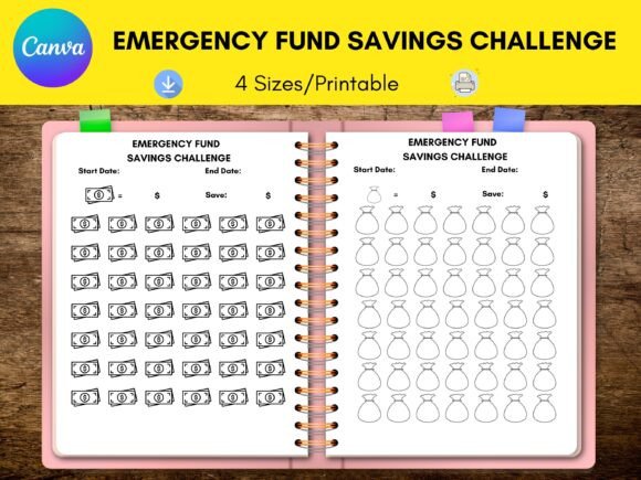 Download Emergency Fund Tracker,Sinking Fund - Fund tracker Collection