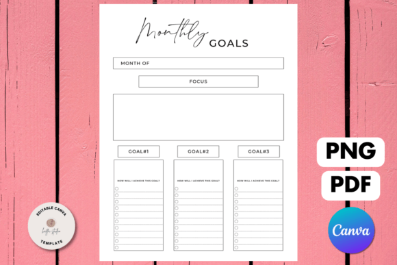 Download Monthly Goal Planner Printable - Monthly goal planner printable Collection