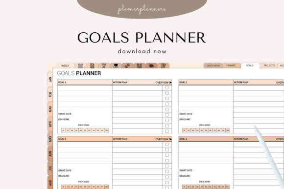 Download Goal Planner – Printable - Premium Resources