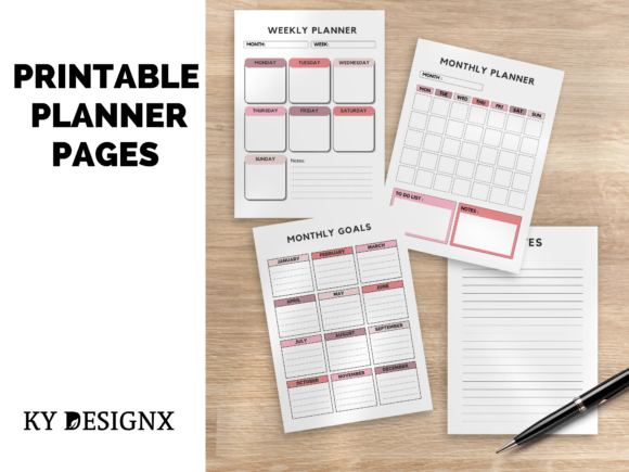 Download Printable Planner / Weekly Planner - Premium Resources